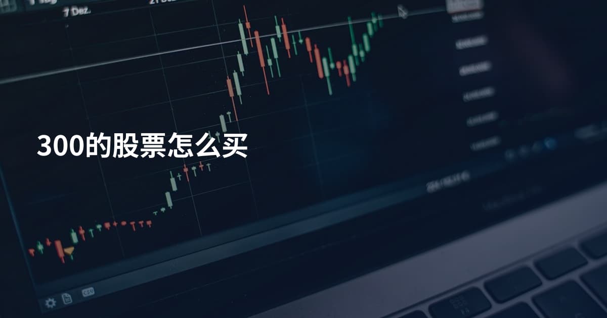 300的股票怎么买