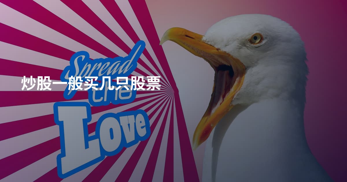 炒股一般买几只股票