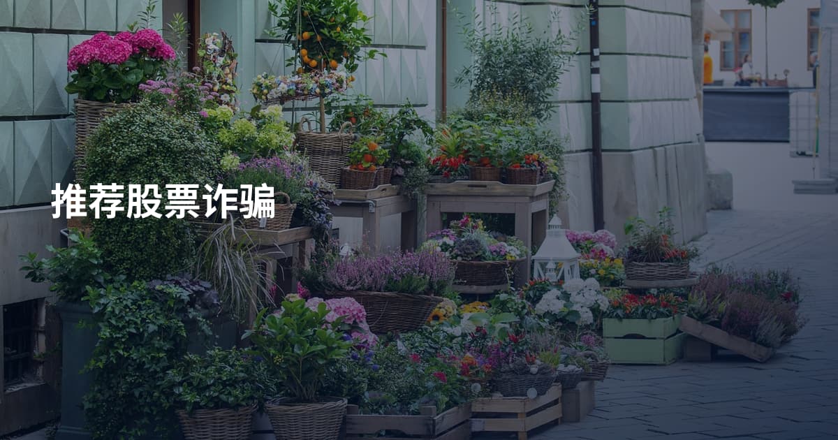 推荐股票诈骗
