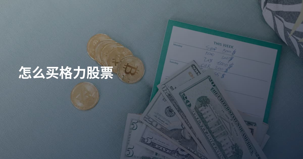怎么买格力股票