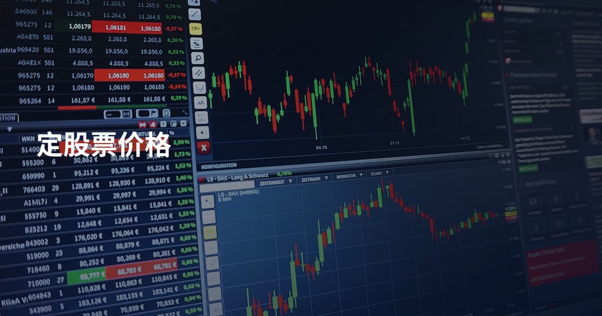 定股票价格