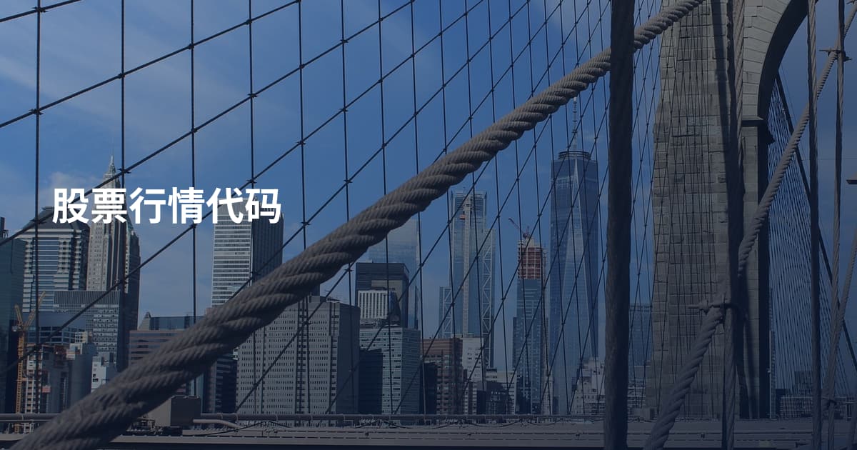 股票行情代码
