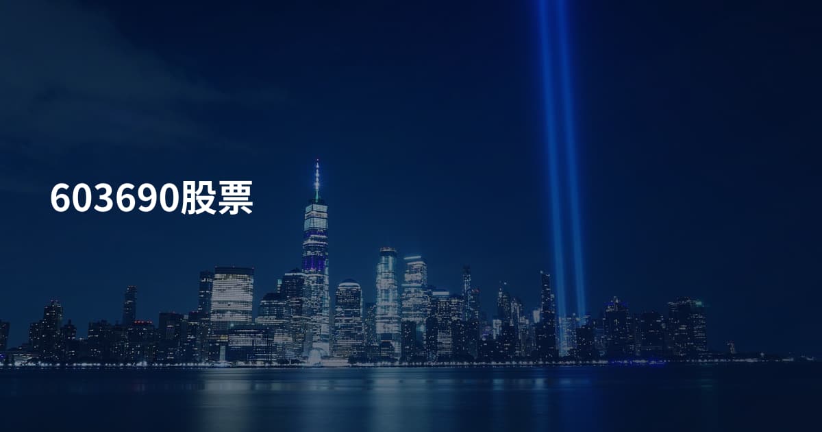 603690股票