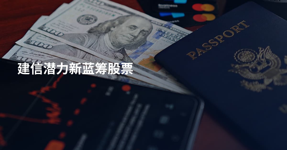 建信潜力新蓝筹股票