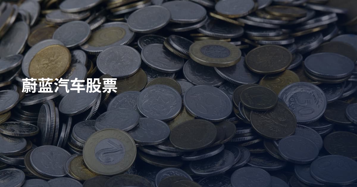 蔚蓝汽车股票