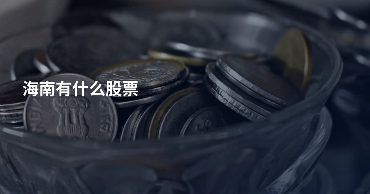 海南有什么股票