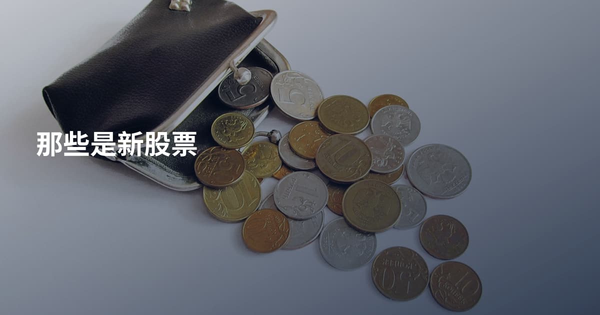 那些是新股票