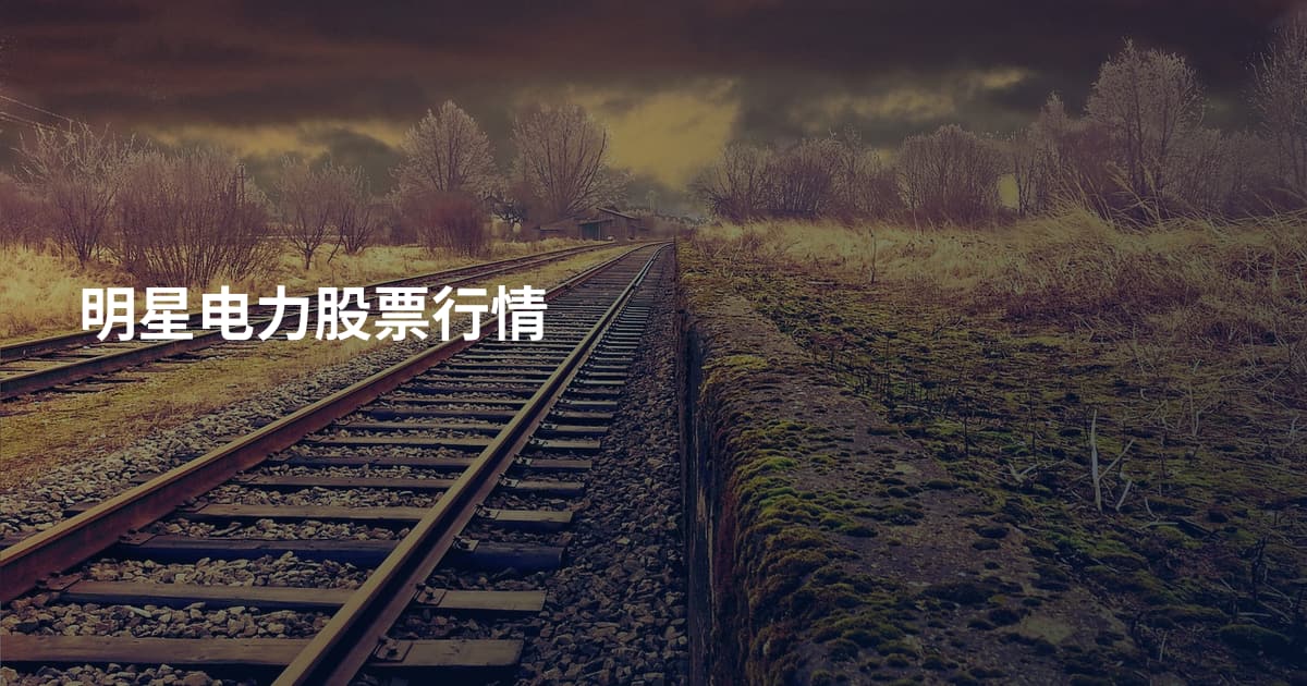 明星电力股票行情