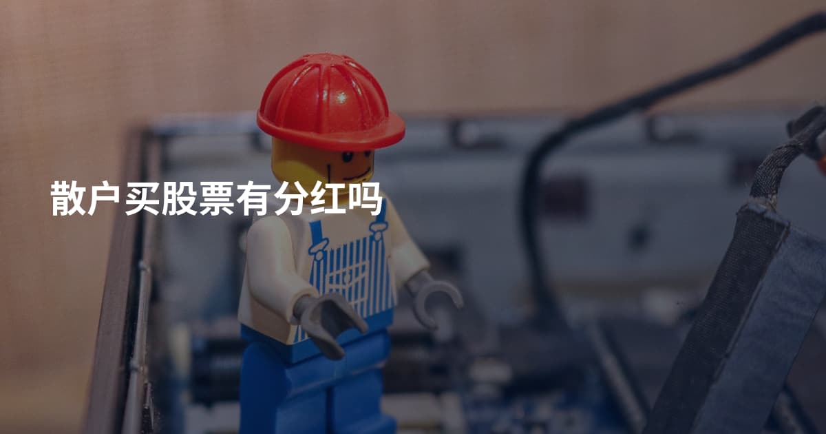 散户买股票有分红吗