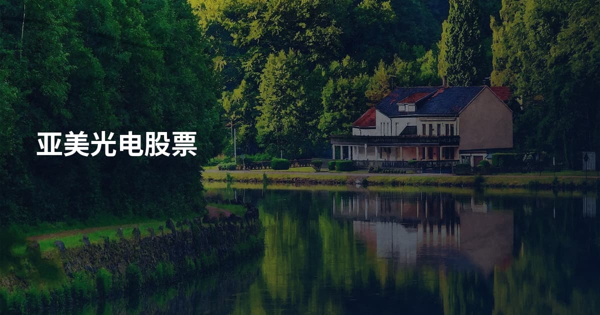 亚美光电股票