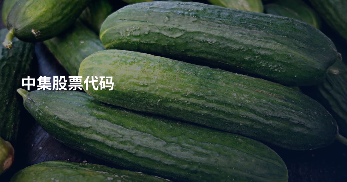 中集股票代码