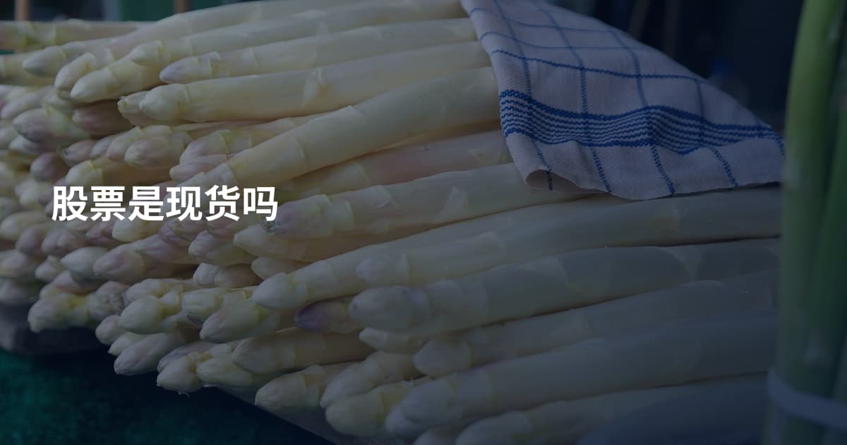 股票是现货吗