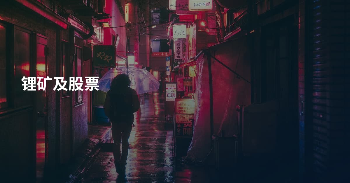 锂矿及股票