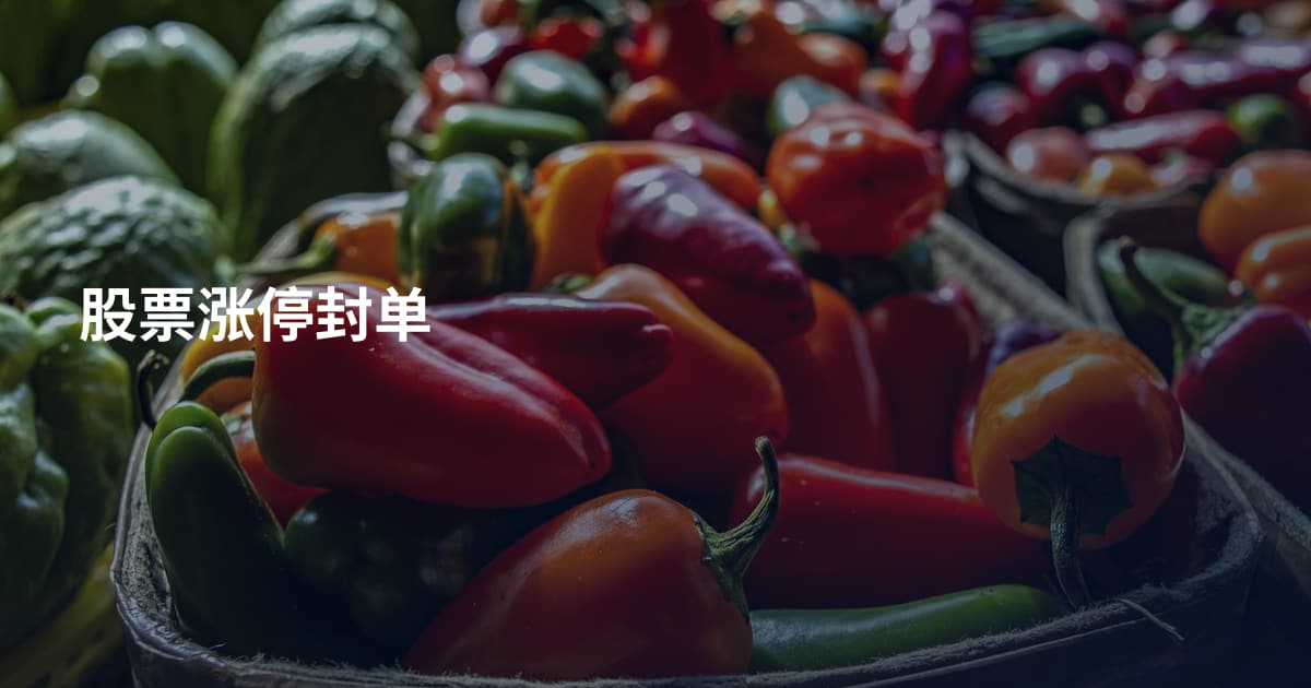股票涨停封单