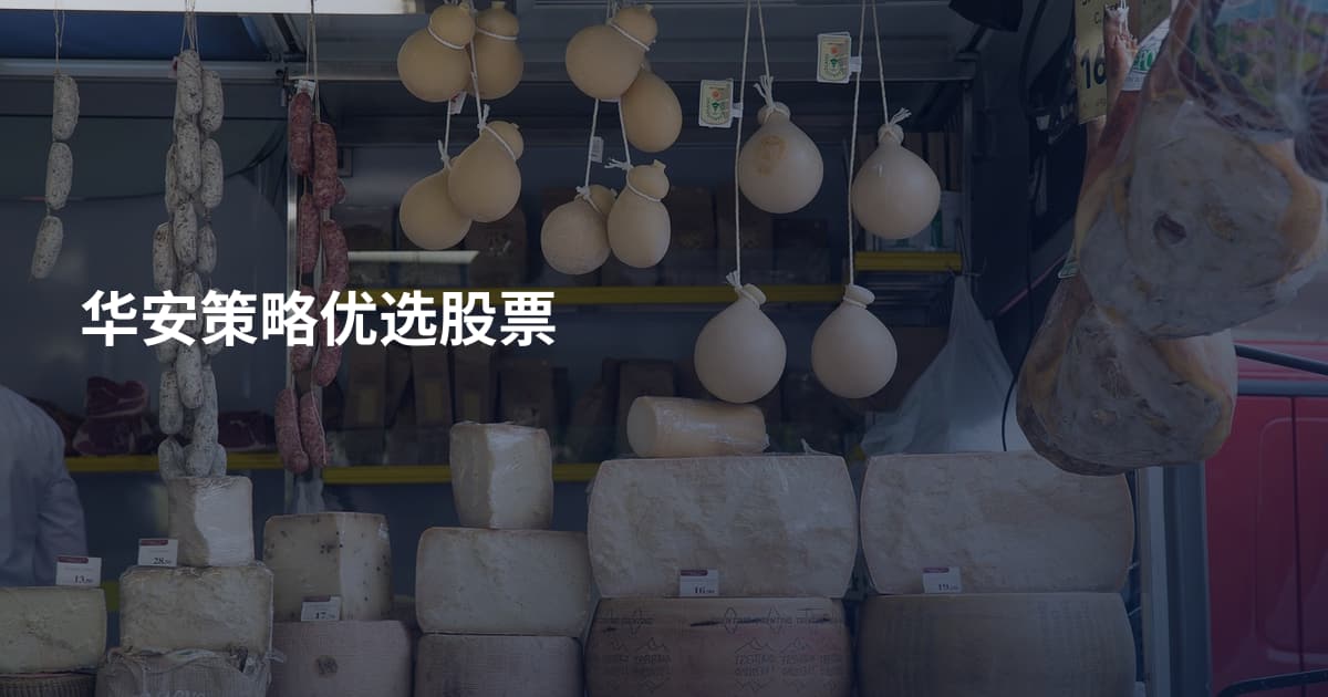 华安策略优选股票