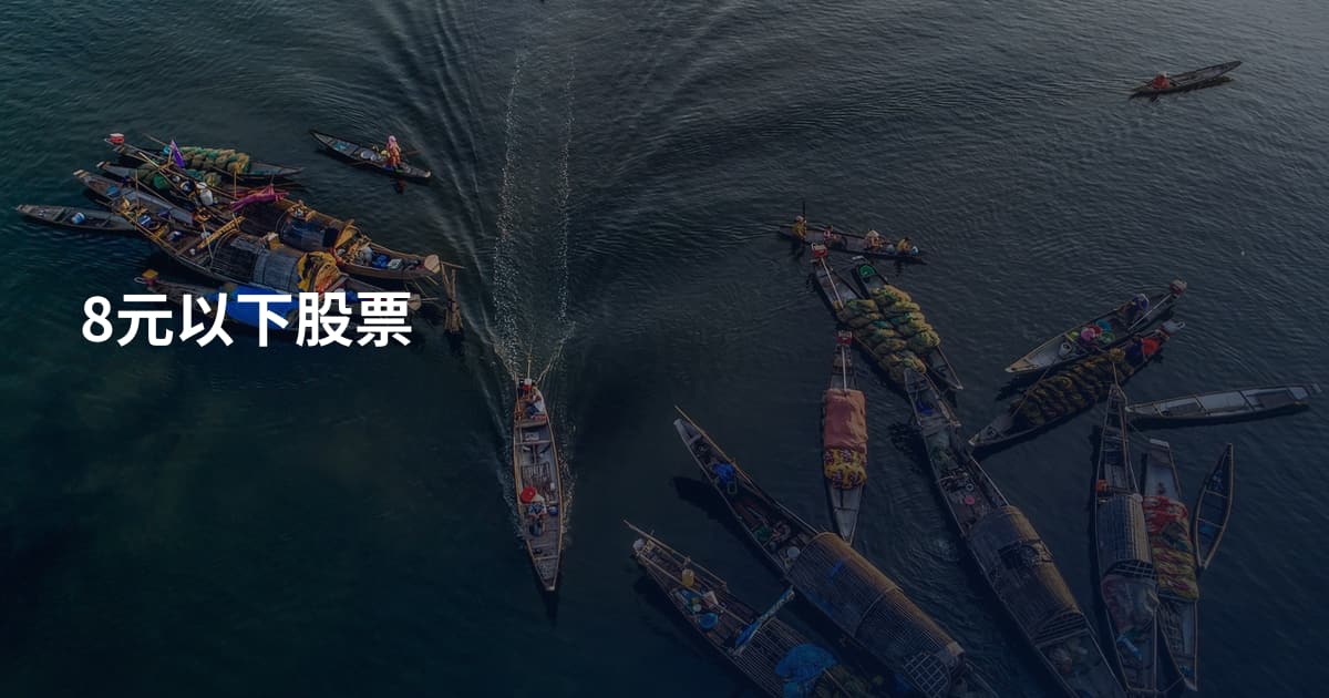 8元以下股票