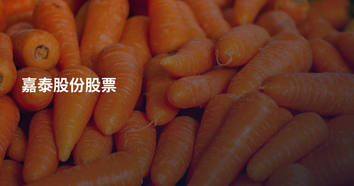 嘉泰股份股票