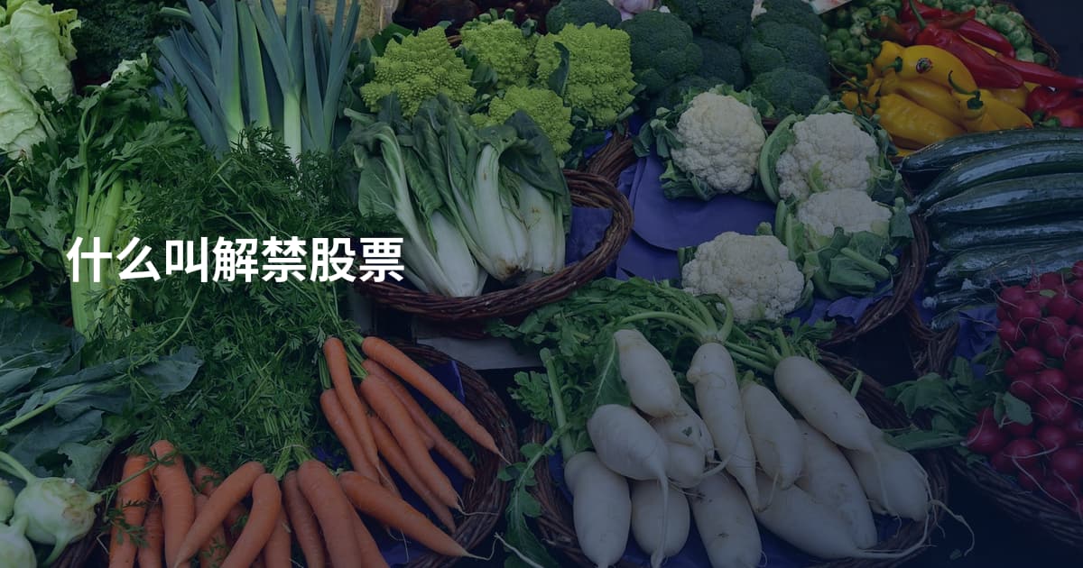 什么叫解禁股票