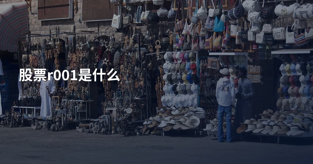 股票r001是什么