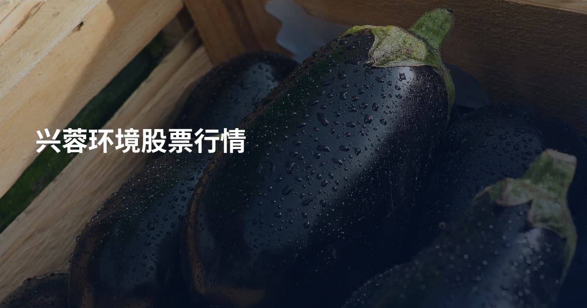兴蓉环境股票行情