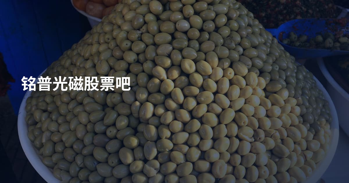 铭普光磁股票吧