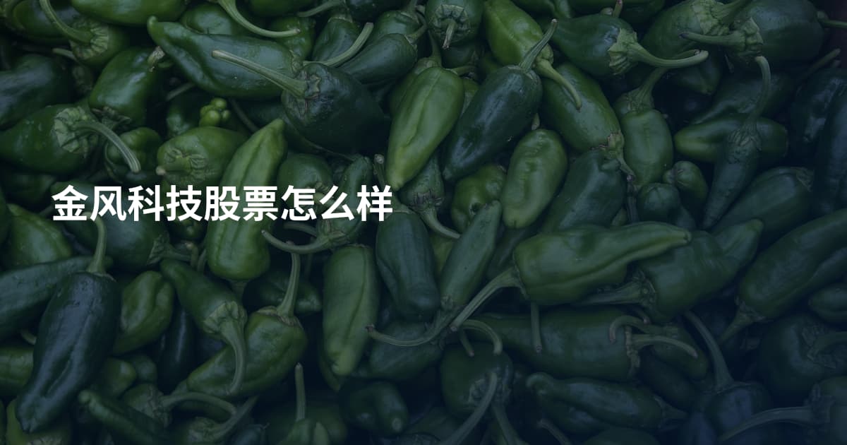 金风科技股票怎么样