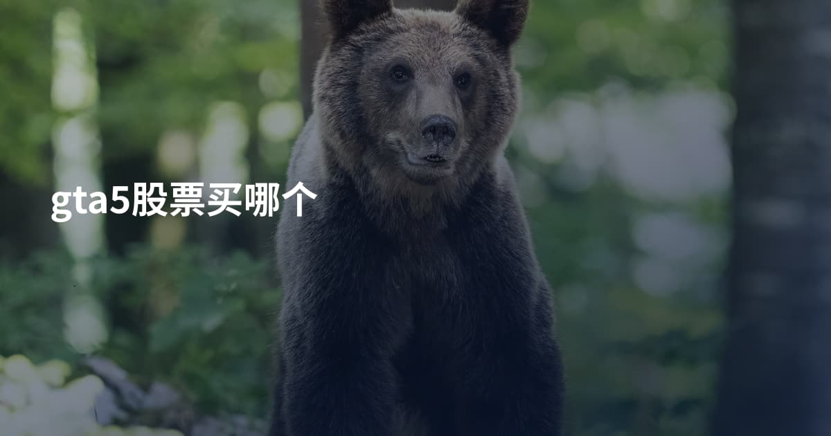 gta5股票买哪个