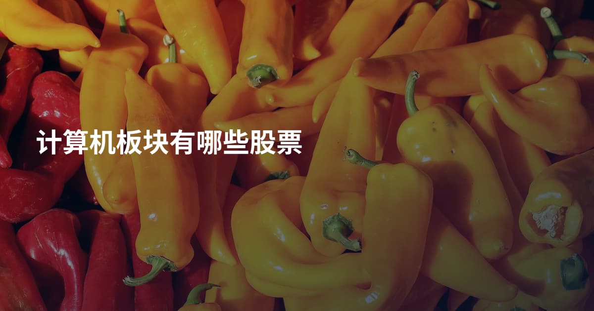 计算机板块有哪些股票
