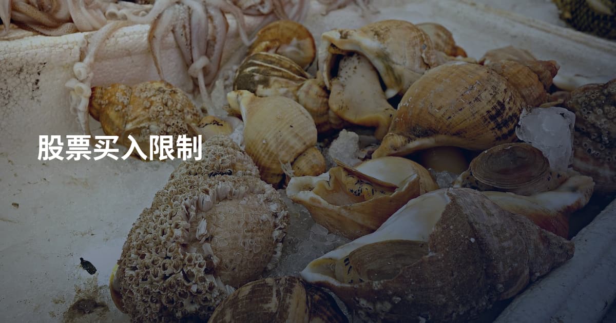 股票买入限制