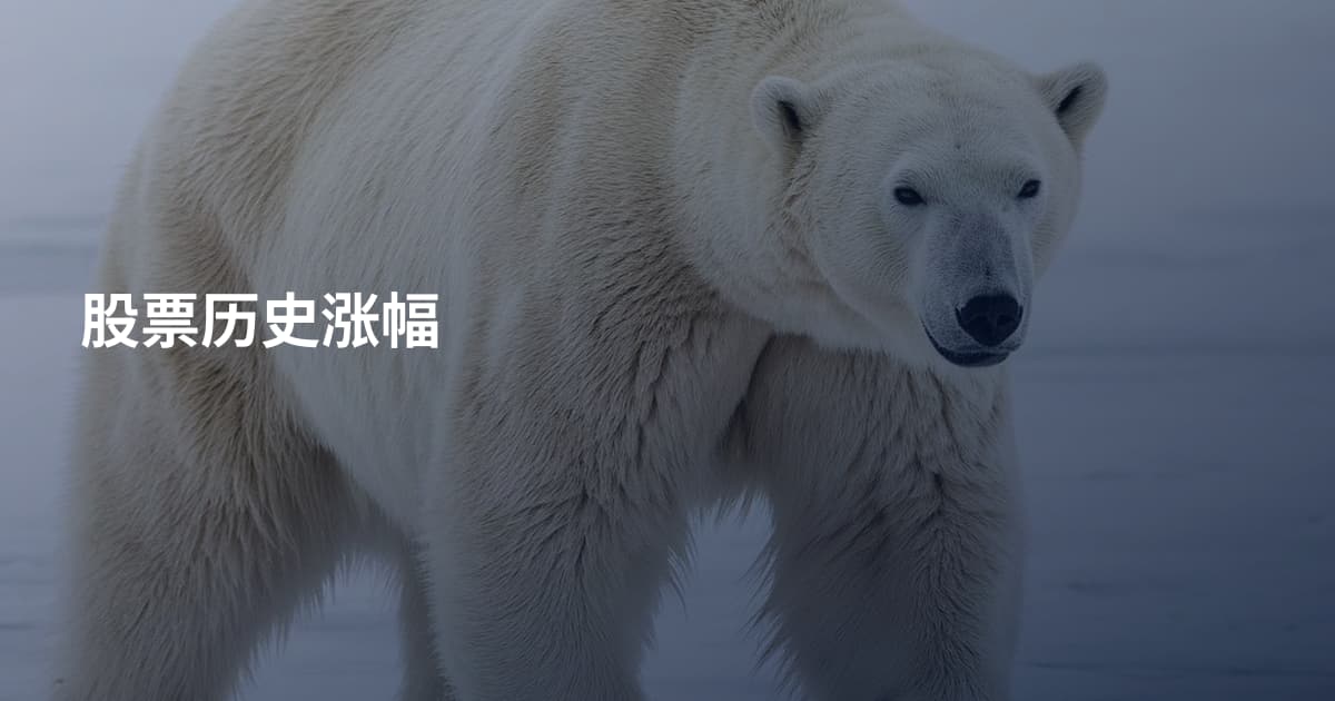 股票历史涨幅