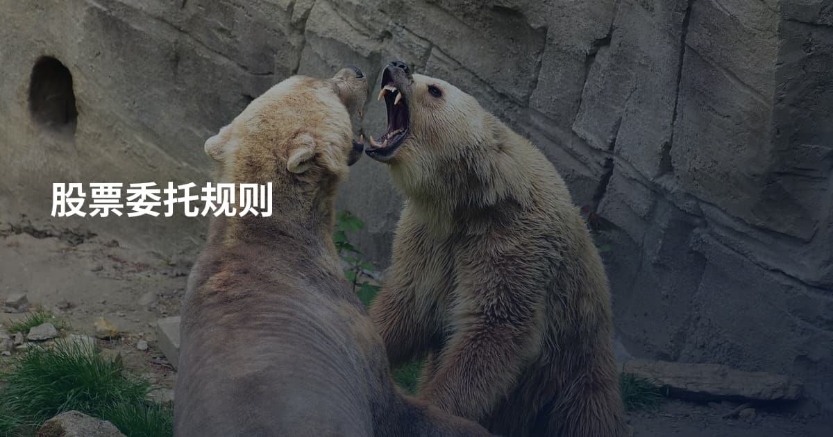股票委托规则