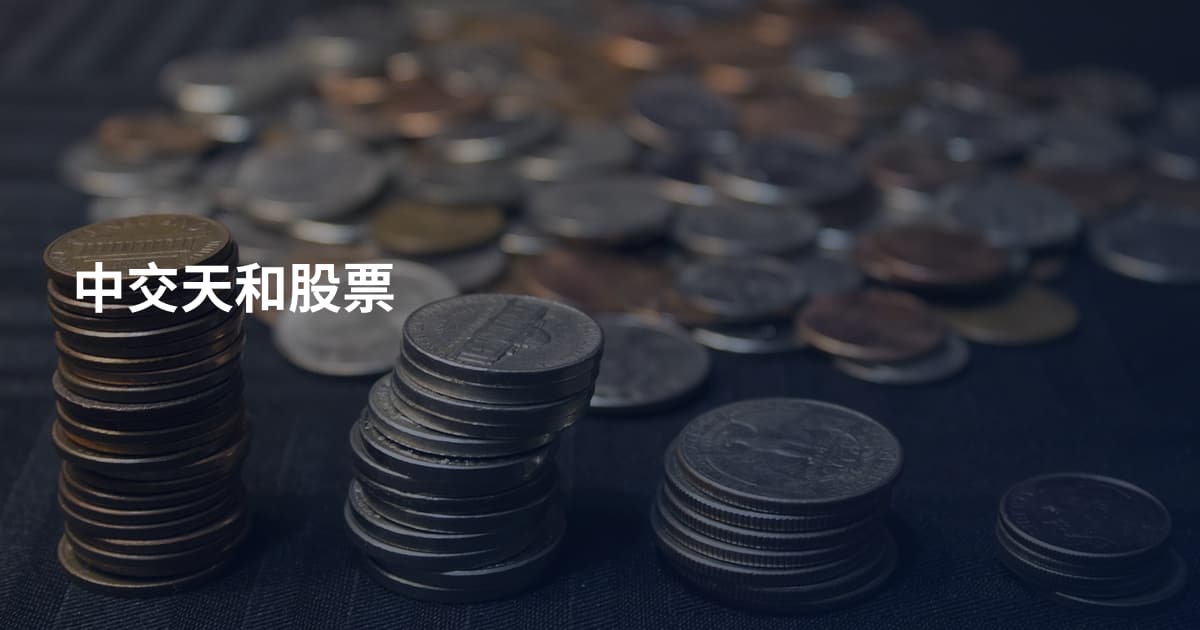 中交天和股票