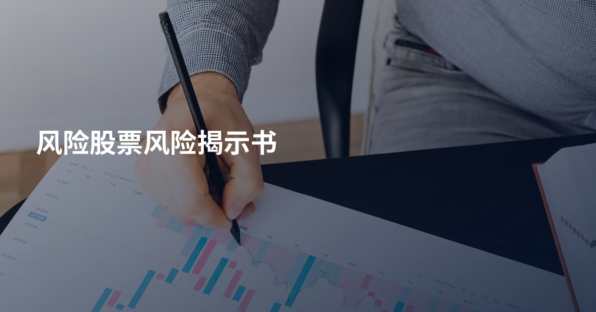风险股票风险揭示书