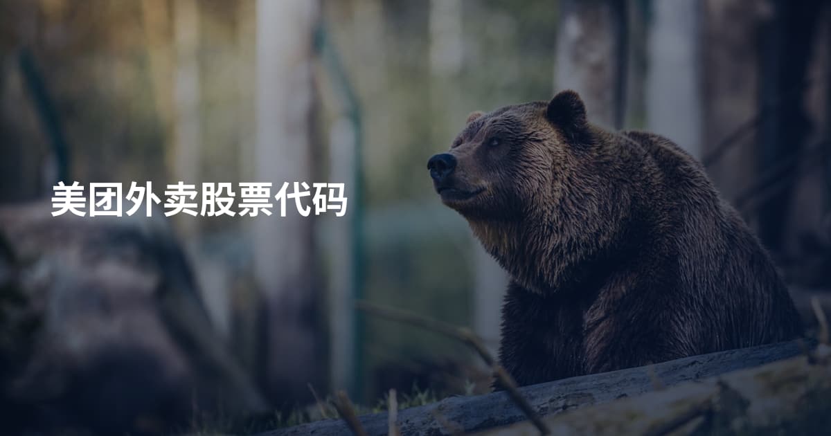 美团外卖股票代码