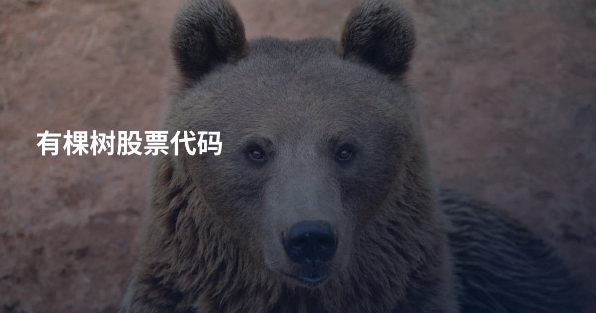 有棵树股票代码