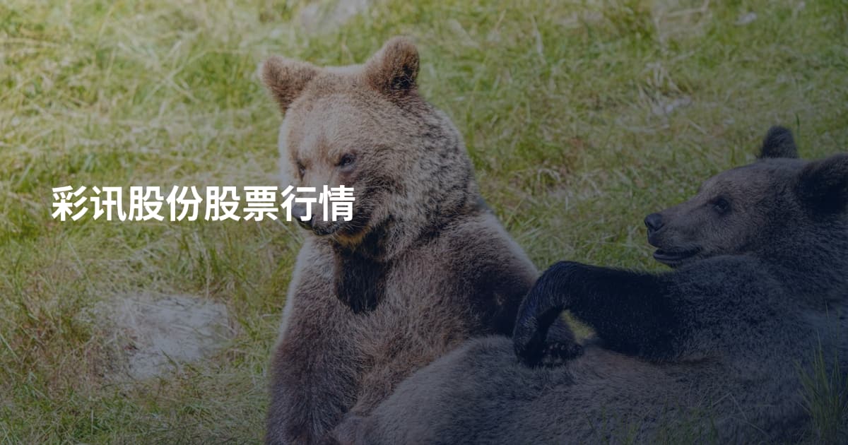 彩讯股份股票行情
