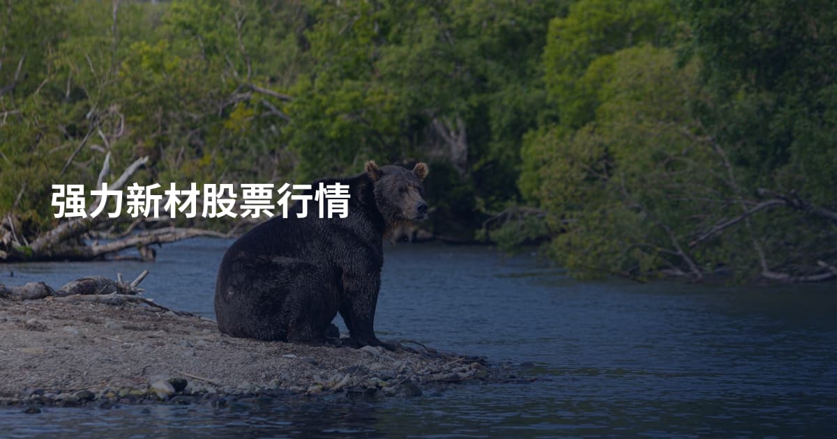 强力新材股票行情