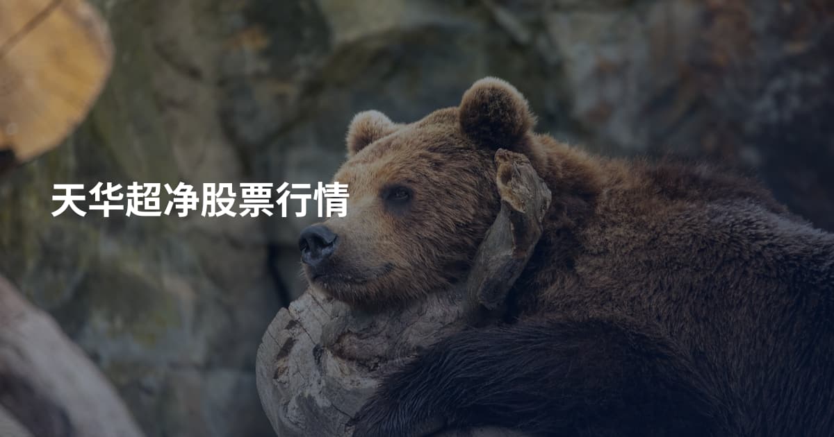 天华超净股票行情