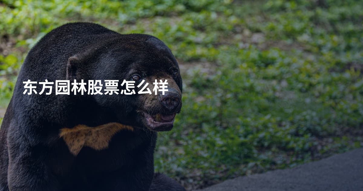 东方园林股票怎么样