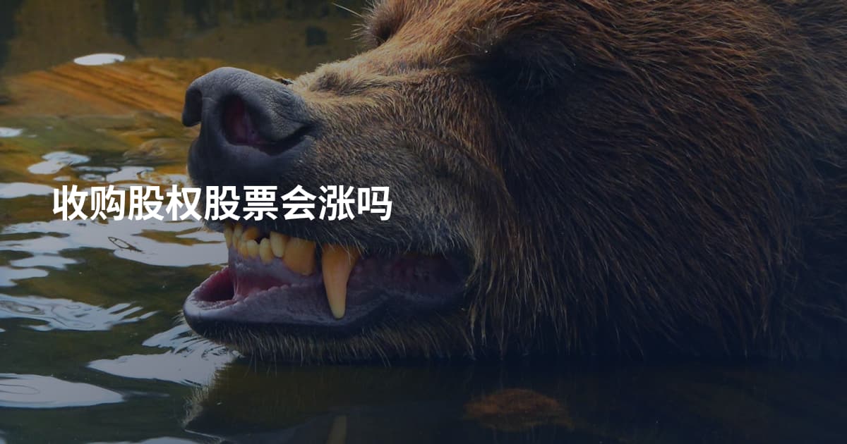 收购股权股票会涨吗