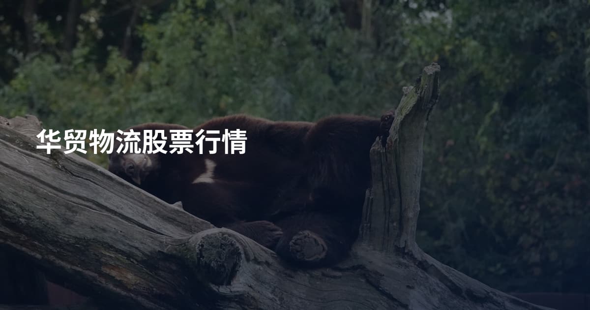 华贸物流股票行情
