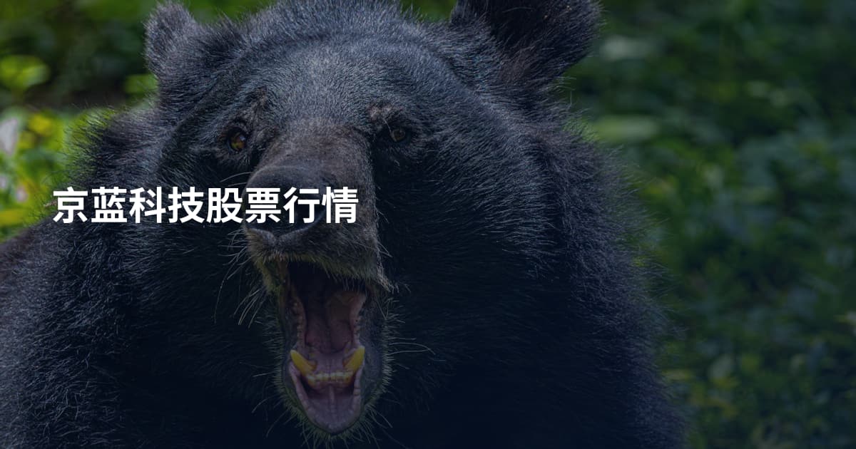 京蓝科技股票行情