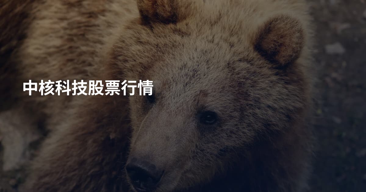 中核科技股票行情