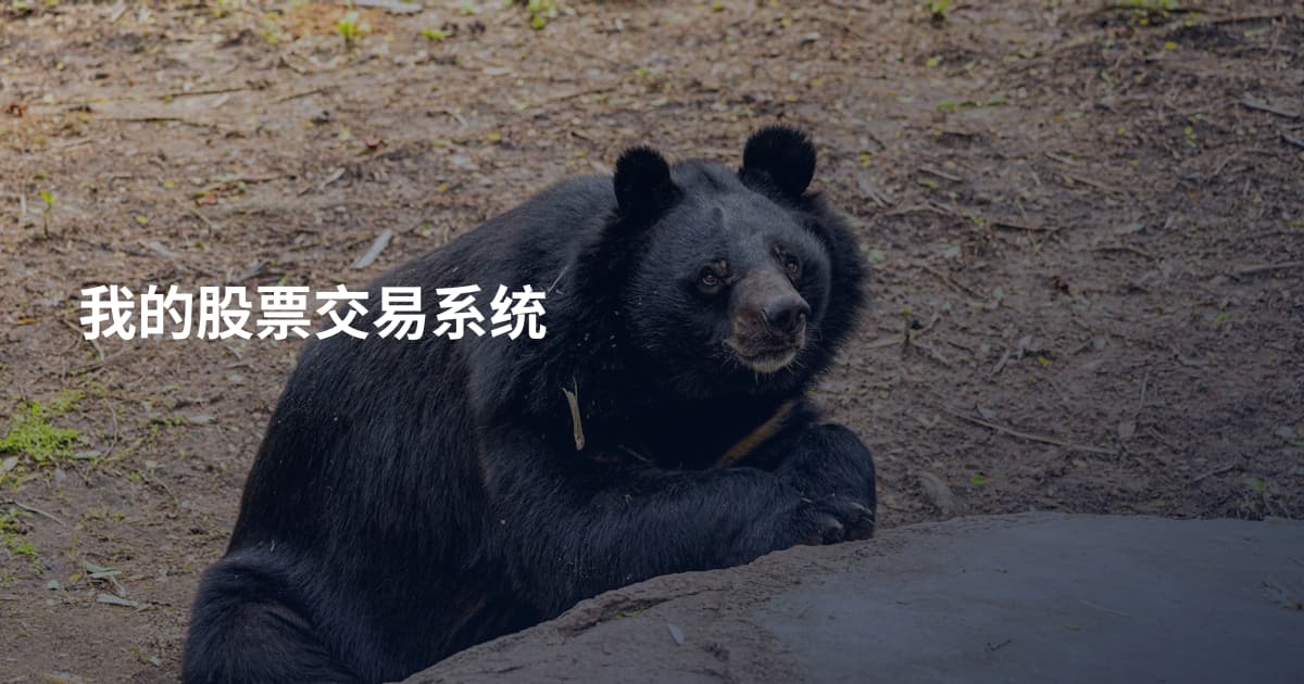 我的股票交易系统