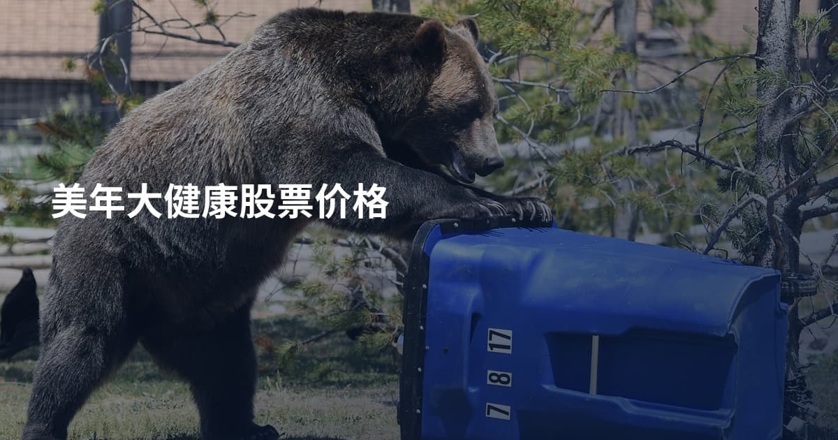 美年大健康股票价格