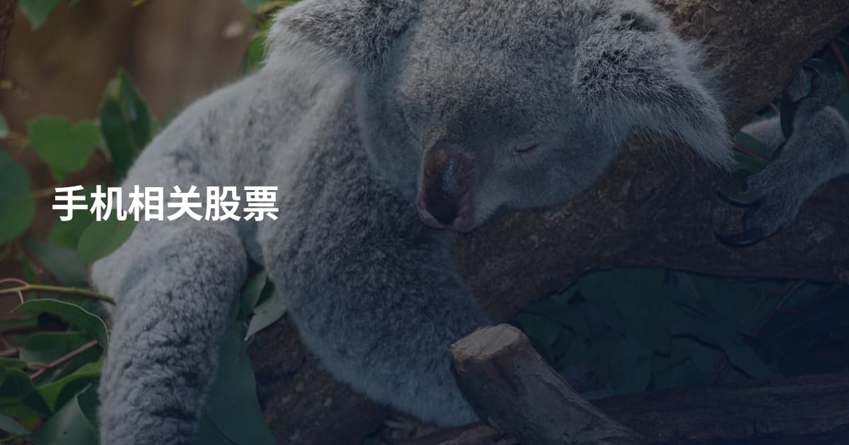 手机相关股票
