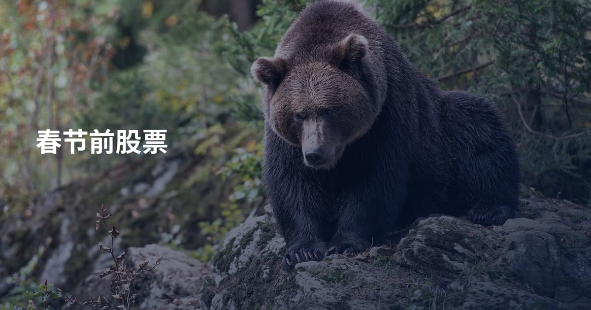 春节前股票