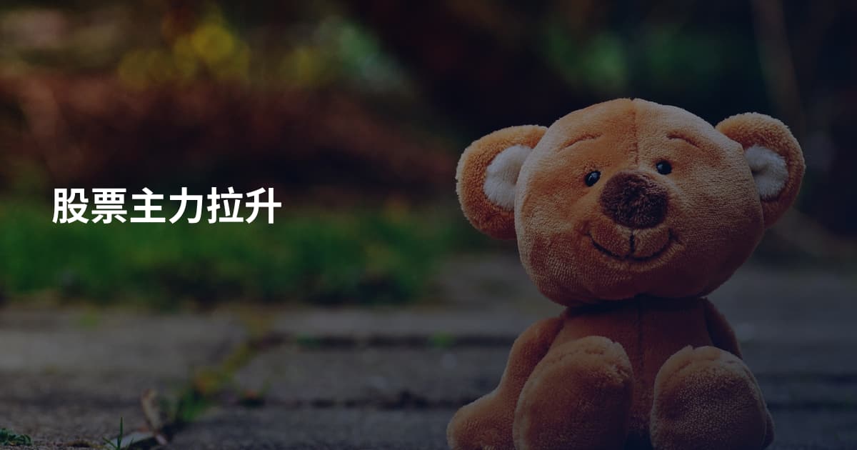 股票主力拉升