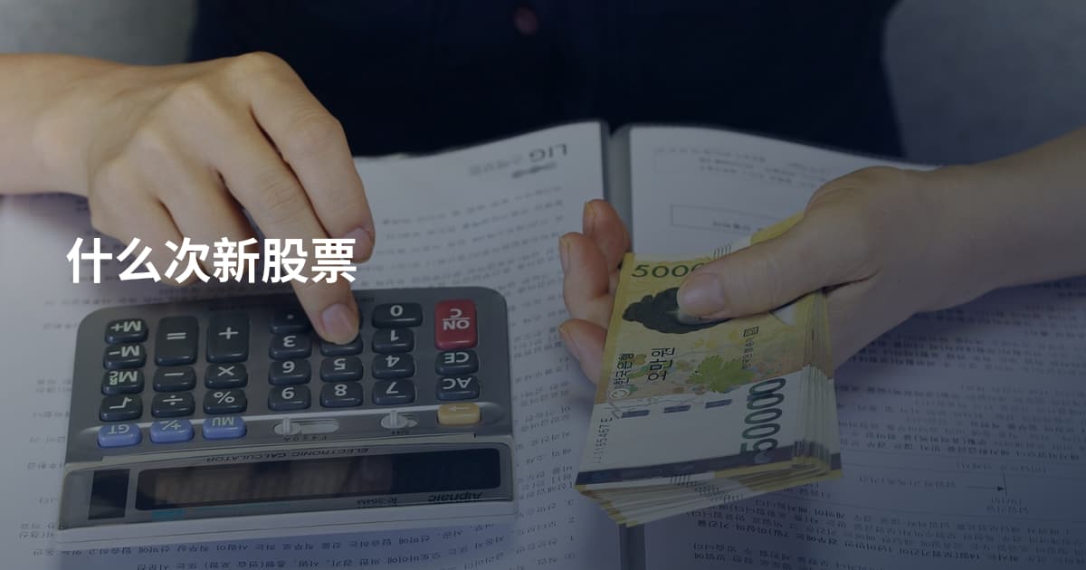 什么次新股票