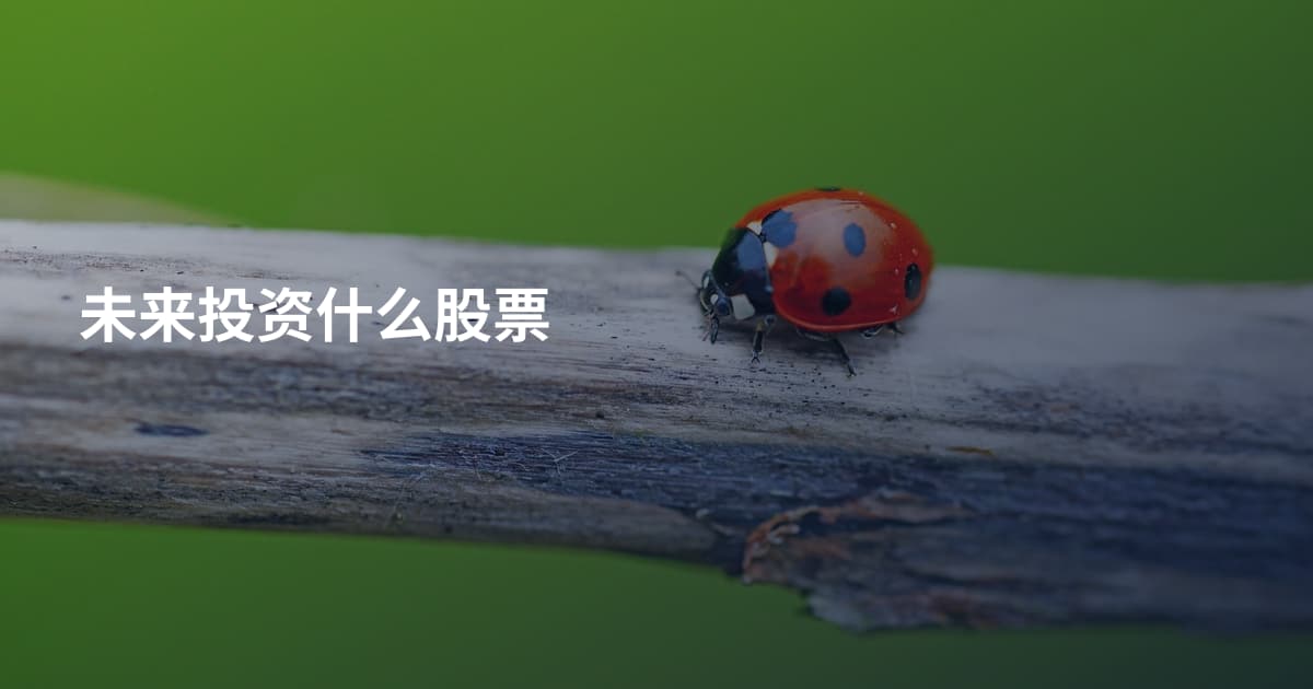 未来投资什么股票